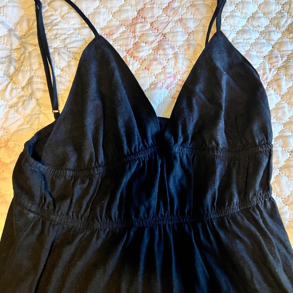 SHEIN Black Textured Maxi Dress